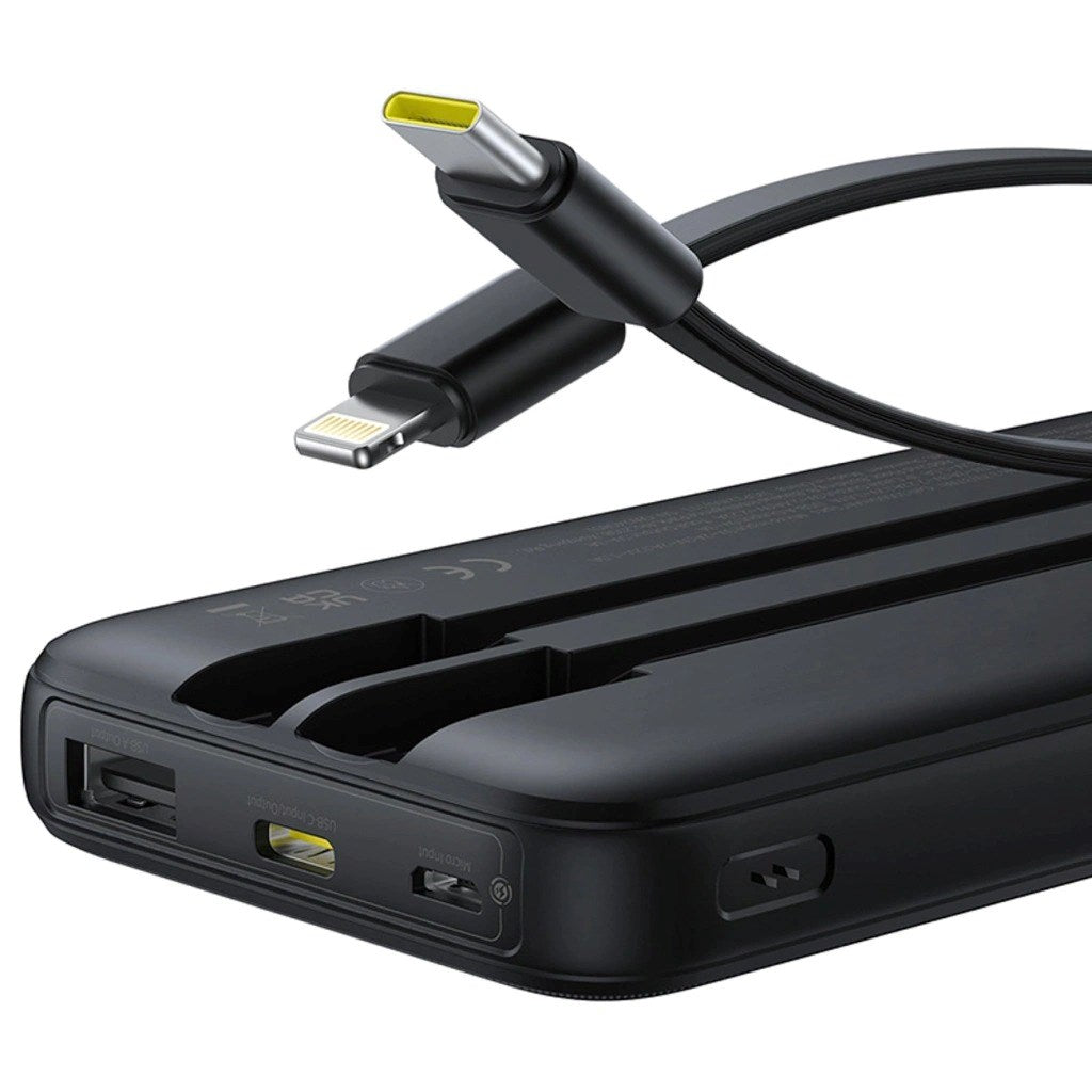 Baseus Lipow Powerbank 10000 mAh 22.5W Black with Display 201601