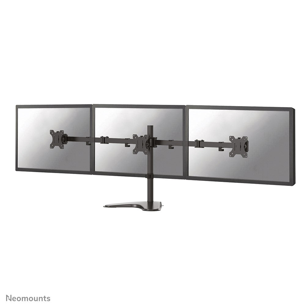 Neomounts FPMA-D550DD3 - Setup for 3 Monitors (Full-Motion) - Black - Screen Size: 33-68.6 cm (13"-27") - Desk