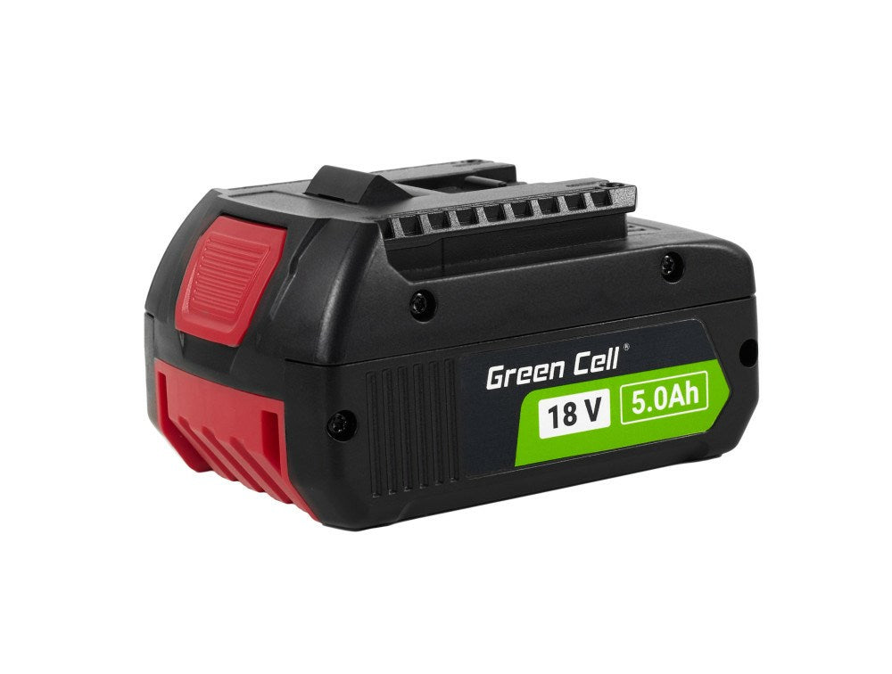 Green Cell Battery PTBO18V5 - 640 g, 180x100x270mm - 18V, 5Ah - Bosch Compatible