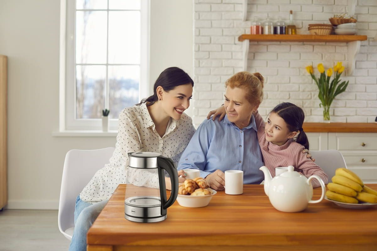 ELDOM C420 KETTY Glass Cordless Kettle 1.7 L 2200W