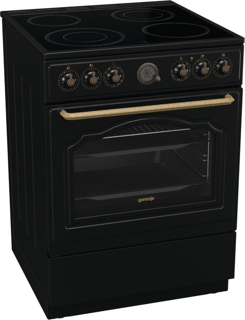 Gorenje Freestanding Cooker GECS6B71CLB 4 Cooking Zones 2100W Black