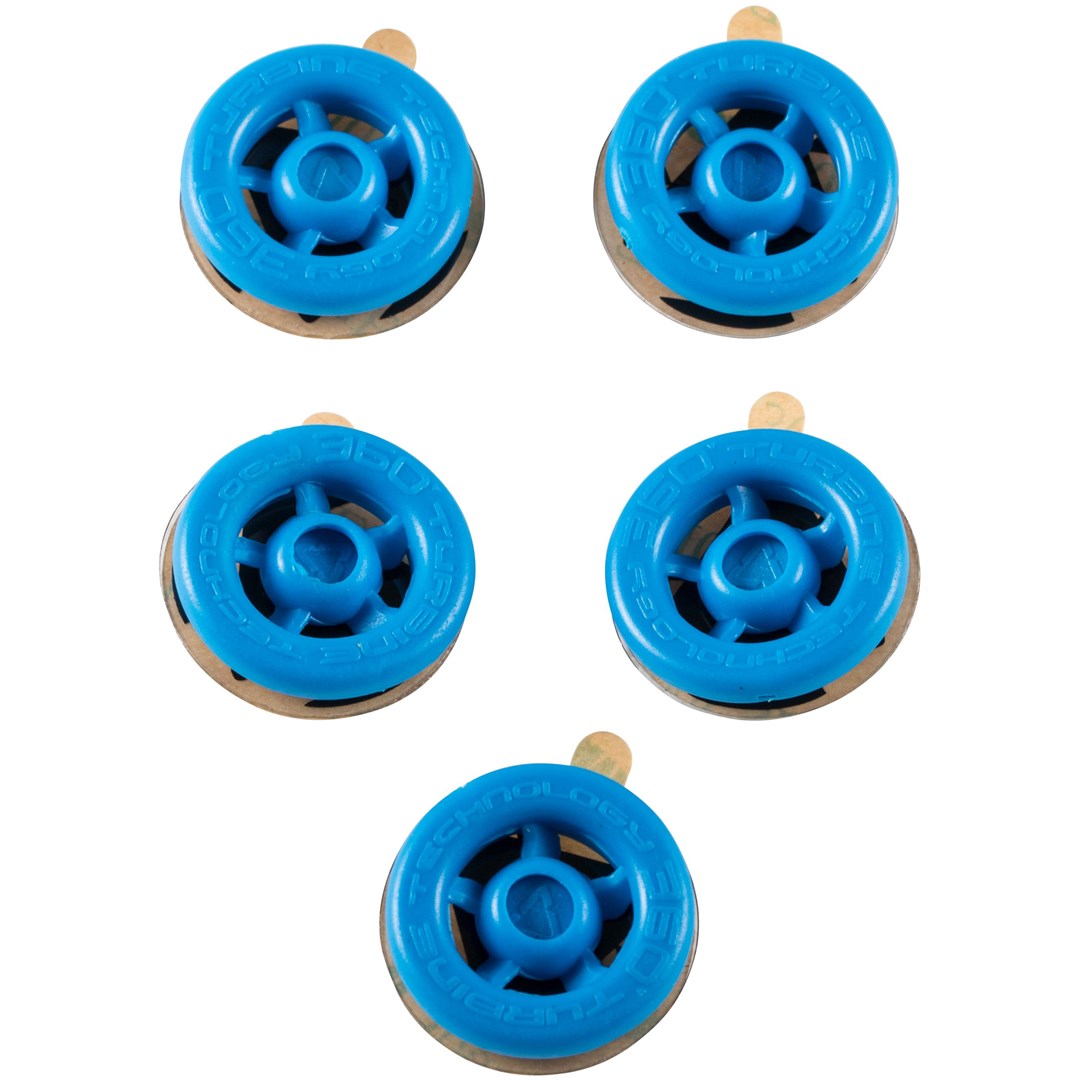 Leatt Turbines Set with Stickers + Pins (5 pcs) One Size | Turbines_with_stickers/UNI