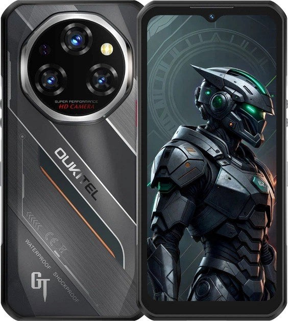 Oukitel WP62 6 58  Smartphone Dual SIM Android 15 5G USB Type-C 8 GB 256 GB 11000 mAh Black