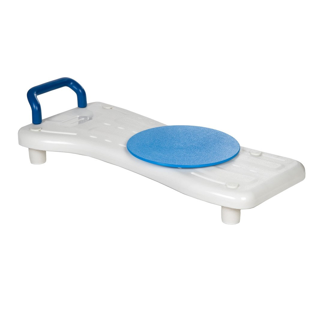 REHA FUND Bath Bench with Rotating Disc RF-856 White/Blue For Seniors