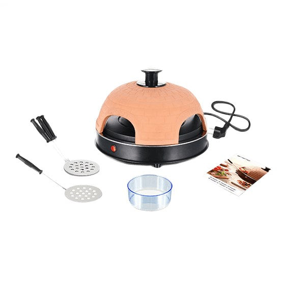 Emerio PO-115985 Pizza Maker/Oven 4 Pizza(s) 900 W Black Orange