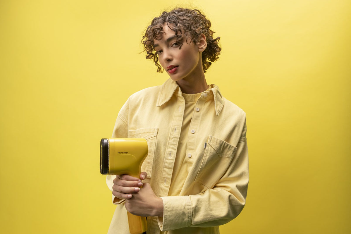 Tefal Pure Pop DT2026 Handheld garment steamer 0.07 L 1300 W Yellow