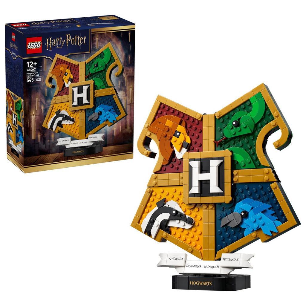 LEGO Hogwarts House Crest Building Set, 545 Pieces, Ages 12+, Model 76462