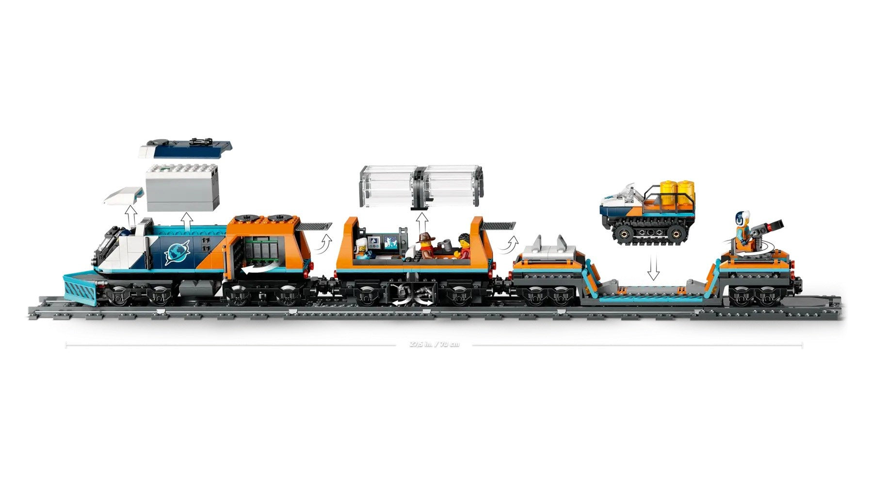 LEGO CITY 60470 The Polar Express of the Arctic Explorers