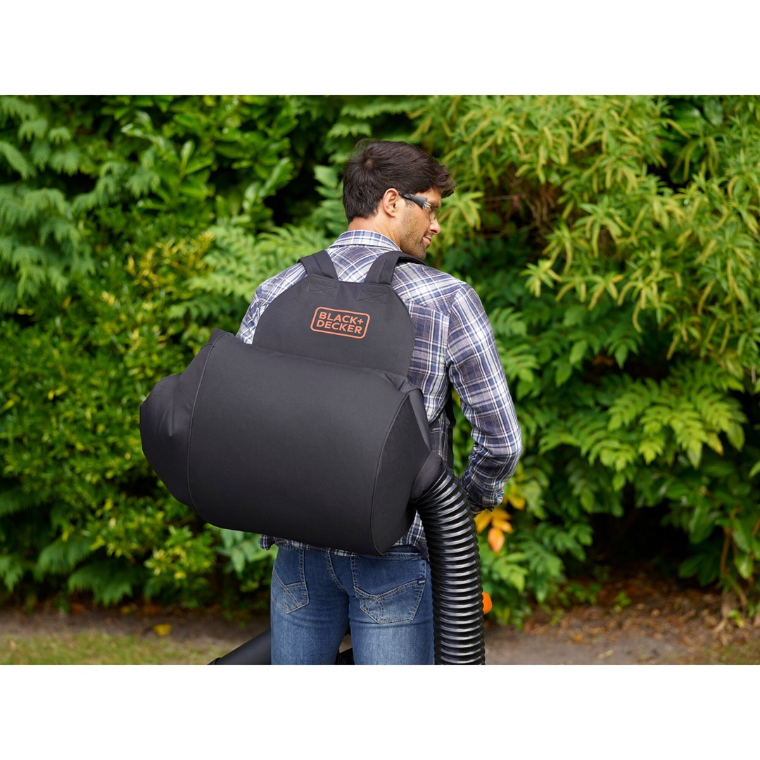 3-in-1 Garden Vacuum Cleaner/Blower and Shredder - 2900W - 390km/h