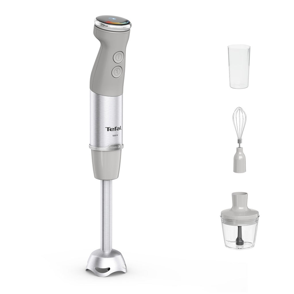 Tefal Quickchef+ HB673B30 blender Immersion blender 1000 W Grey  Stainless steel