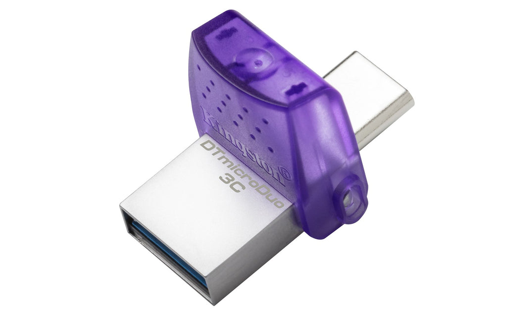 Kingston DataTraveler microDuo 3C - USB Flash Drive - 128GB - USB 3.2 Gen 1/ USB-C DTDUO3CG3/128GB