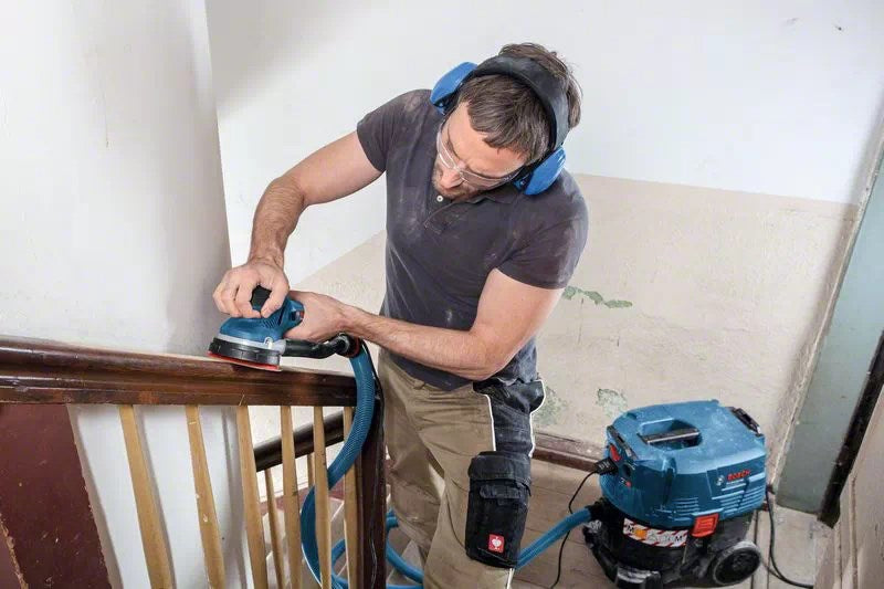 Bosch GET 55-125 Professional Random Orbital Sander 7800 RPM 550 W Black Blue