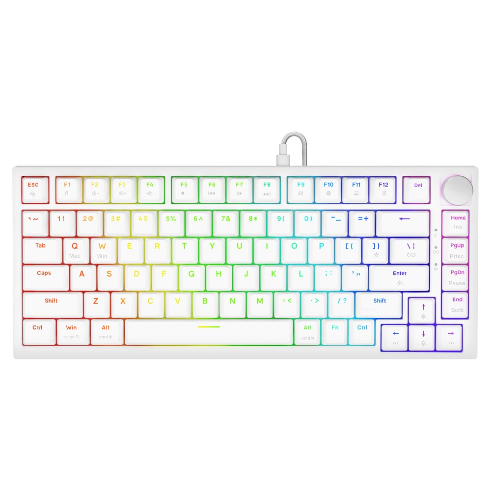 Savio ASTRAL White OUTEMU White Jade RGB Magnetic Keyboard
