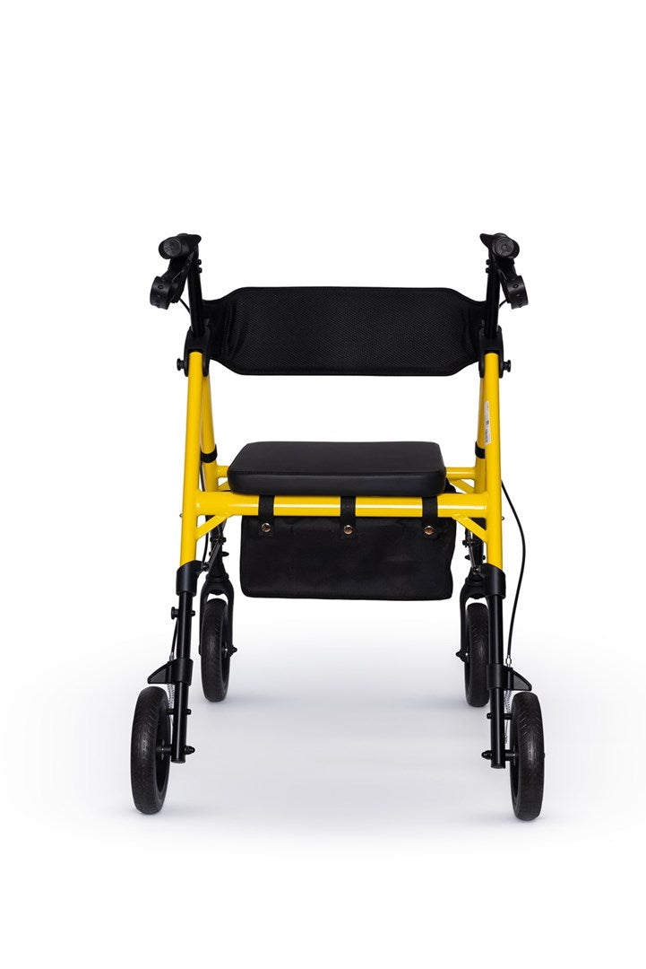 REHA FUND Four-Wheel Rehabilitation Walker Marsylia RF-617/Ż - Aluminium Frame, 9500 g, 81-92.5 cm Height, 136 kg Max Load
