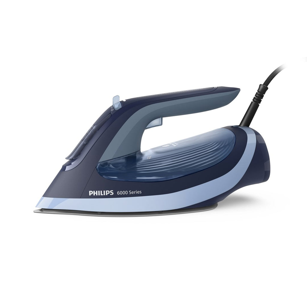 Philips 6000 Series Iron DST6120/20 - SteamGlide Plus Soleplate, 2600 W Blue
