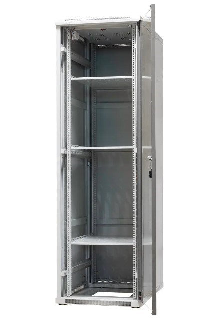 EMITER Free-standing Frame Cabinet 42U 600x1000x1980 mm Grey EM/SH05D-6042