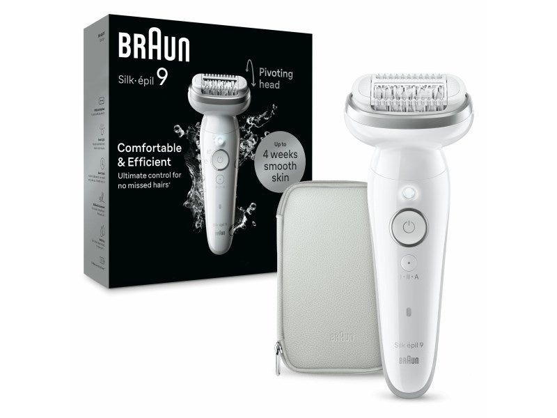 Braun Silk-épil 9 9-011 Epilator - Silver - White