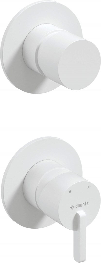 Deante Concealed Shower Mixer with Shower Switch Brass Minimalist Design