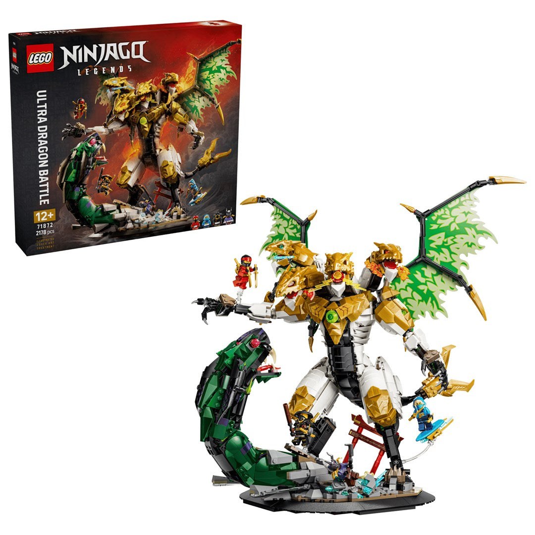 LEGO NINJAGO Building Blocks 71872 Ultra Dragon Battle - 2178 Pieces - 4 Minifigures - Ages 12+