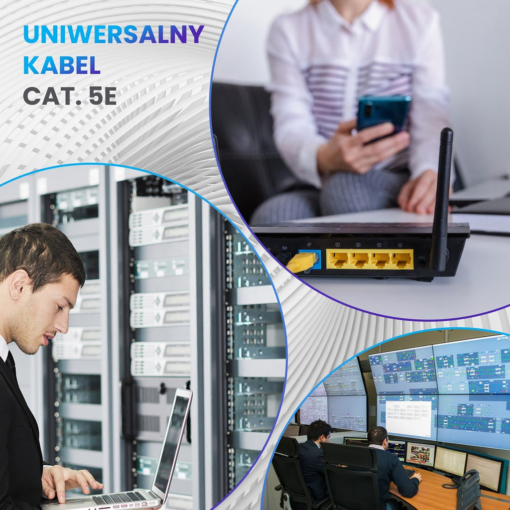 Extralink Network Cable Cat6 U/UTP EX.32358 - 50 m - 1000Mbit/s - 2000 g - 130x235x235mm
