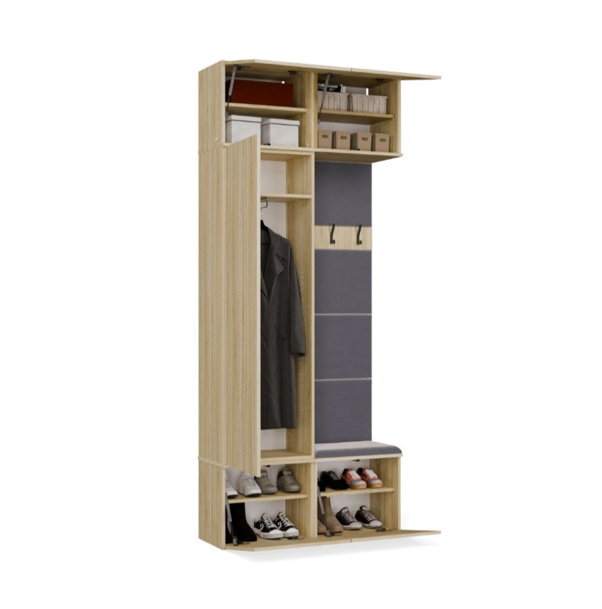 HAGA II 1SZ1W Wardrobe – Sonoma Oak