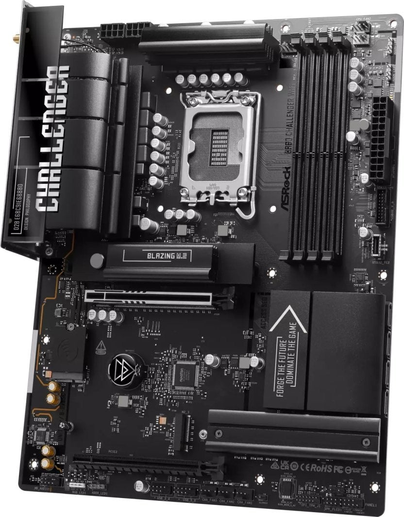 ASRock B860 Challenger WiFi 1851 ATX Motherboard - HDMI/USB-C - 90-MXBUC0-A0UAYZ
