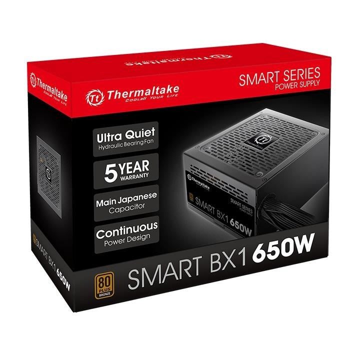 Thermaltake Smart BX1 650W Power Supply Unit 24-pin ATX Black