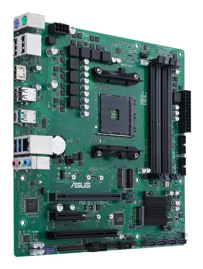 ASUS Pro B550M-C/CSM Micro ATX Motherboard Socket AM4 AMD B550 Chipset Gen2