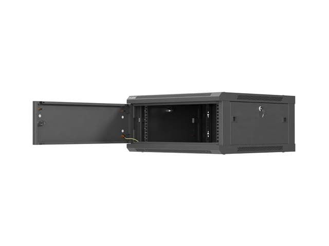 Lanberg Rack Cabinet 4U Wall-Mounted Metal IP20 Two Fans WF01-6604-00B