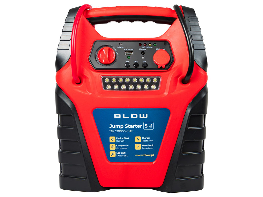 Jump Starter Compressor Rectifier 5in1