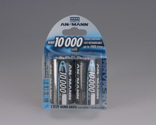 ANSMANN Rechargeable Batteries 5030642 - 320 g, 100x86x40mm - 10000mAh, 1.2V