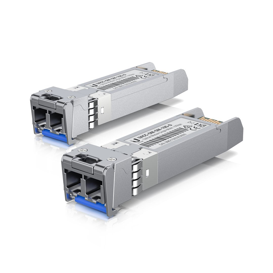 Ubiquiti UACC-OM-SM-10 G-D-20 - SFP+ Transceiver Module - 10 GigE - LC Single-Mode - 1310 nm - Pack of 20