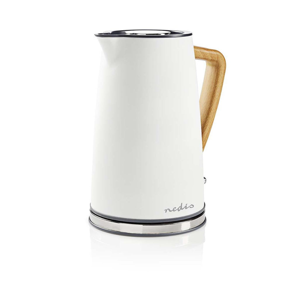 Nedis Electric Kettle 1.7 L 2200W - White - Model KAWK510EWT