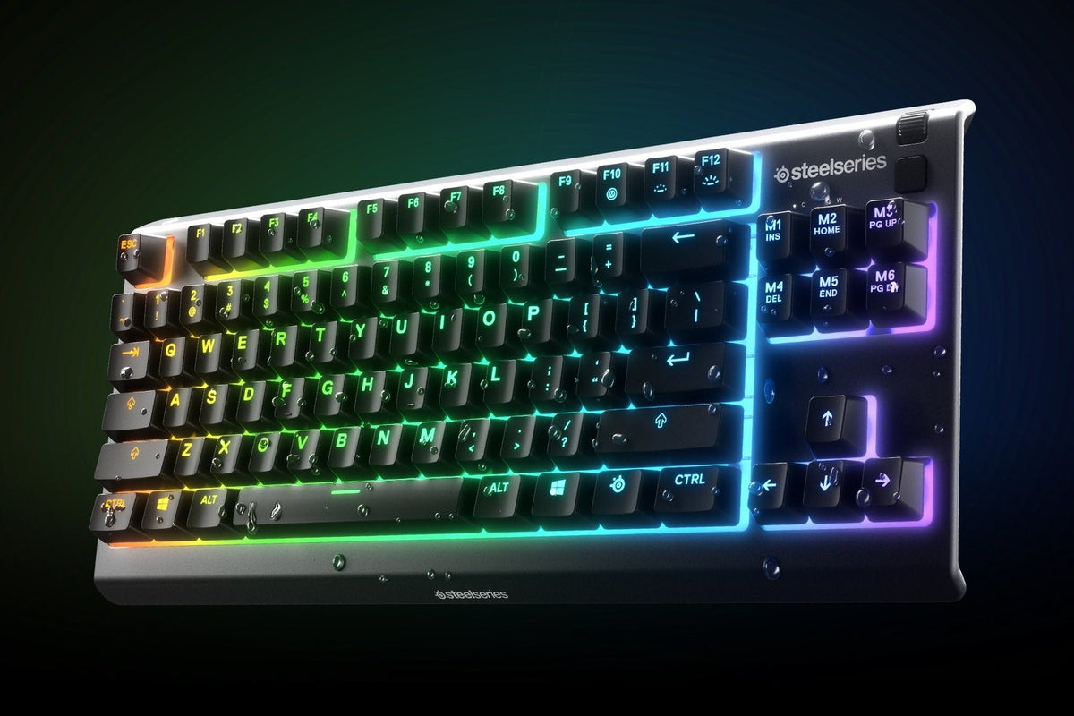 SteelSeries Apex 3 Gaming Keyboard TKL RGB Backlight NKG-64831