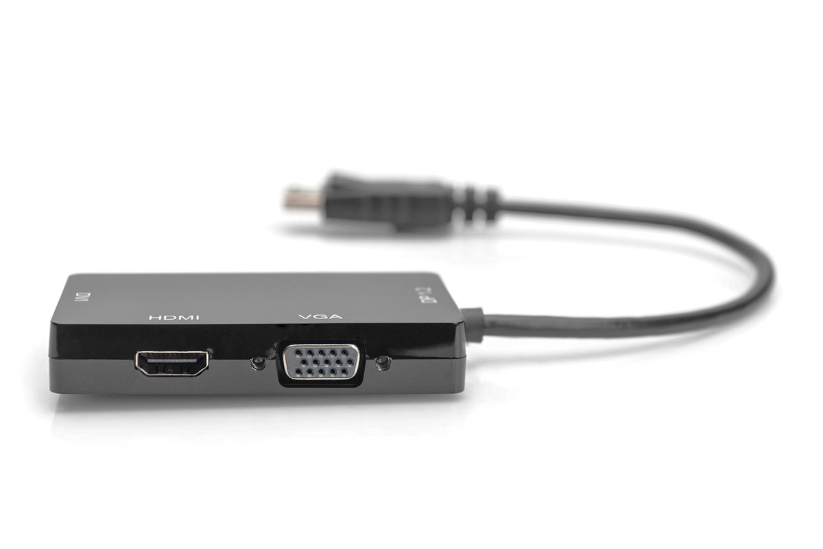 DIGITUS DisplayPort 3in1 Adapter/ Converter | Model AK-340418-002-S
