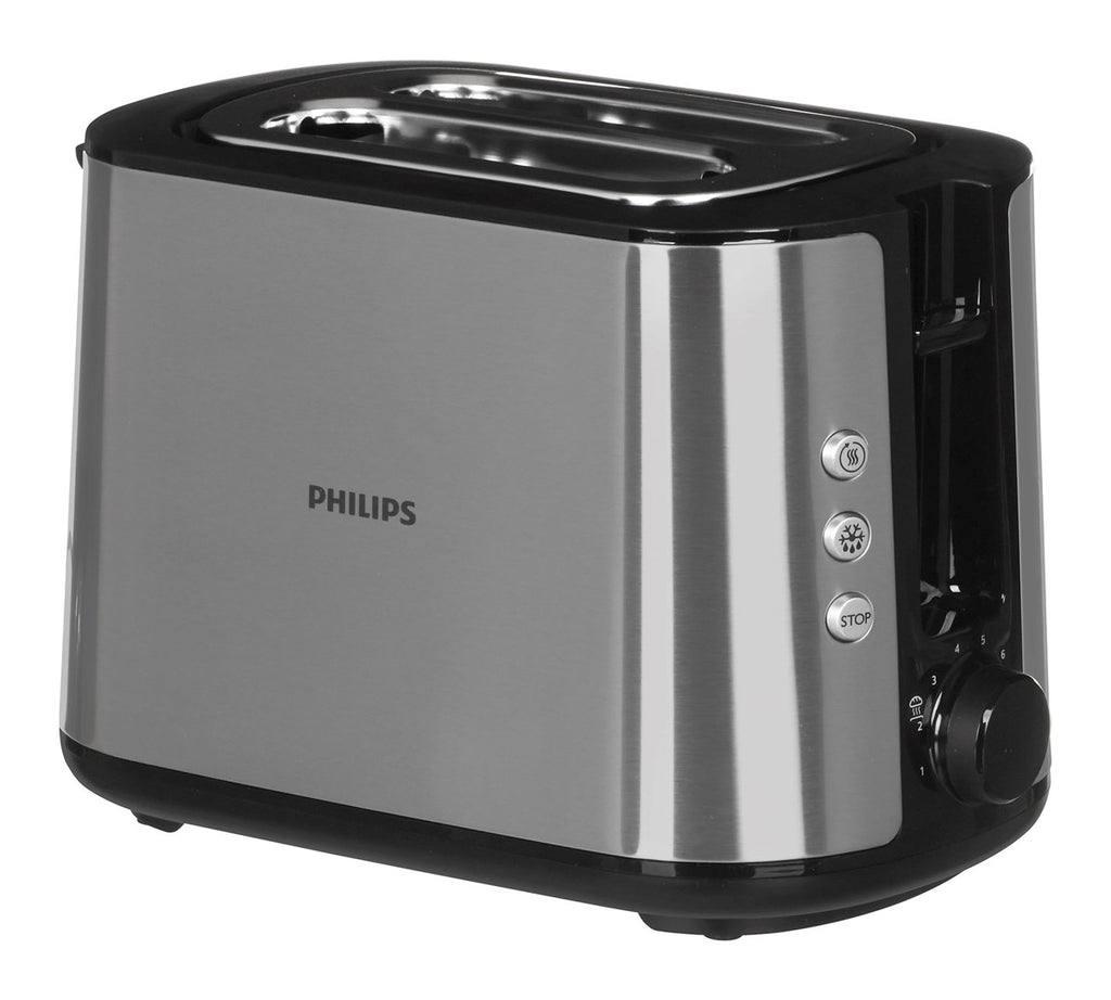 Philips HD2650/90 Toaster - Stainless Steel - 950W - 8 Browning Levels