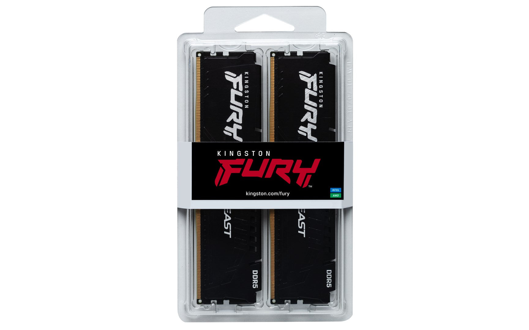 Kingston Technology FURY Beast Memory Module 16GB (2 x 8GB) DDR5 5600 MHz (KF556C36BBEK2-16)