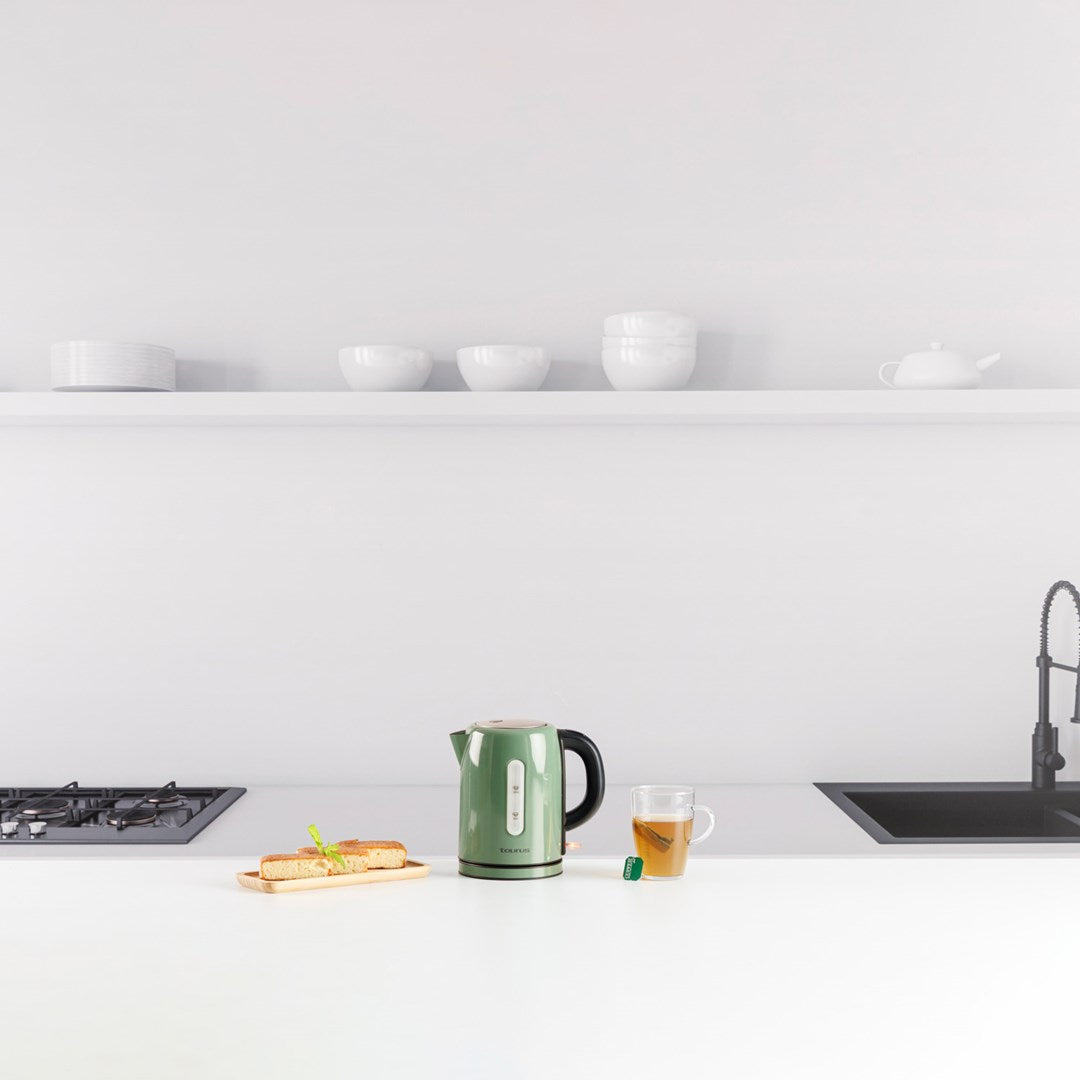 Taurus Vintage Compact Olive 1l Electric Kettle 958576000