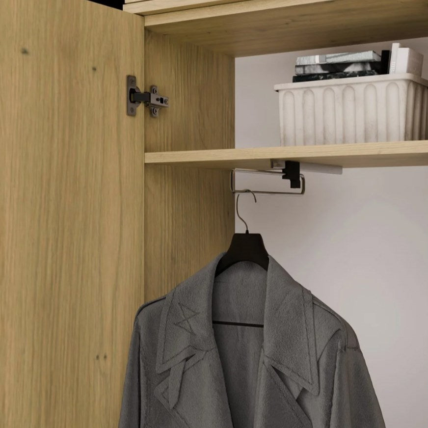 HAGA IV 3SZ1W Wardrobe – Artisan Oak