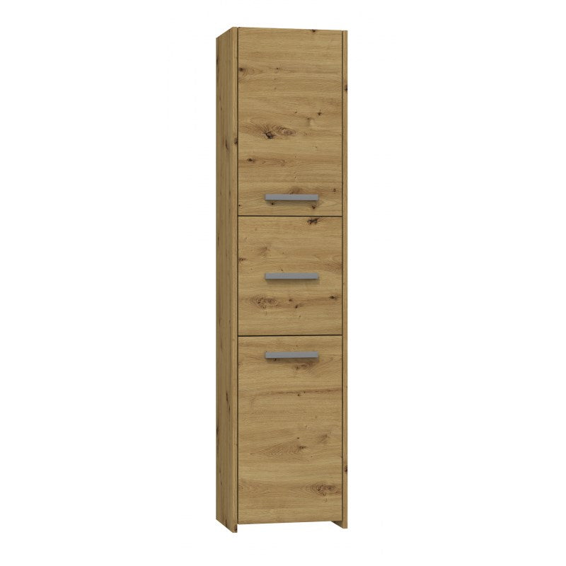Topeshop S43 ARTISAN Bathroom Storage Cabinet Artisan Oak 40x30x170 cm