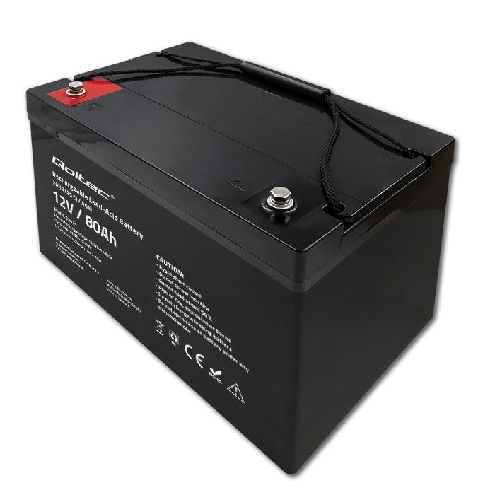 Qoltec Battery 80 Ah 12 V for Alarm Systems 53075