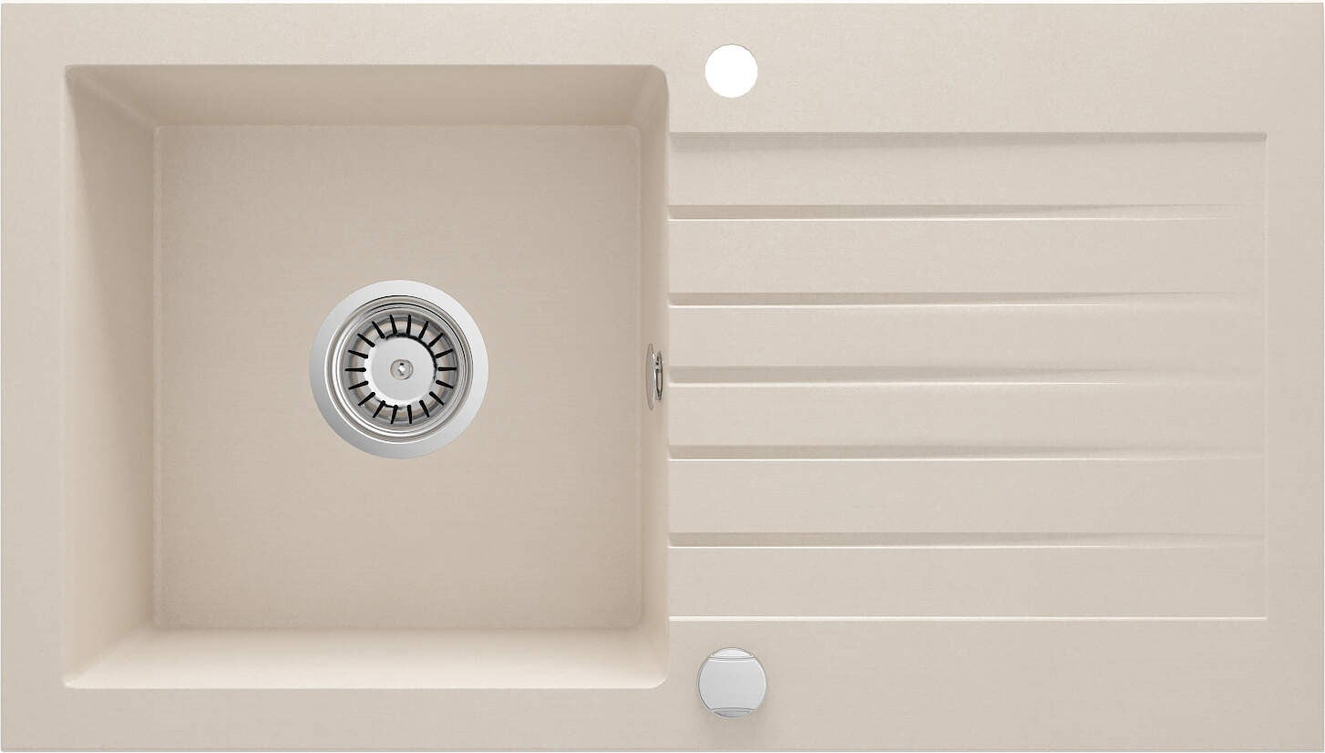 1-bowl granite sink with drainer
