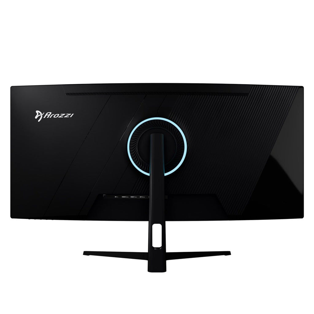 AROZZI Nova 34" Curved Computer Monitor 3440 x 1440 4K Ultra HD Black | Model 548621