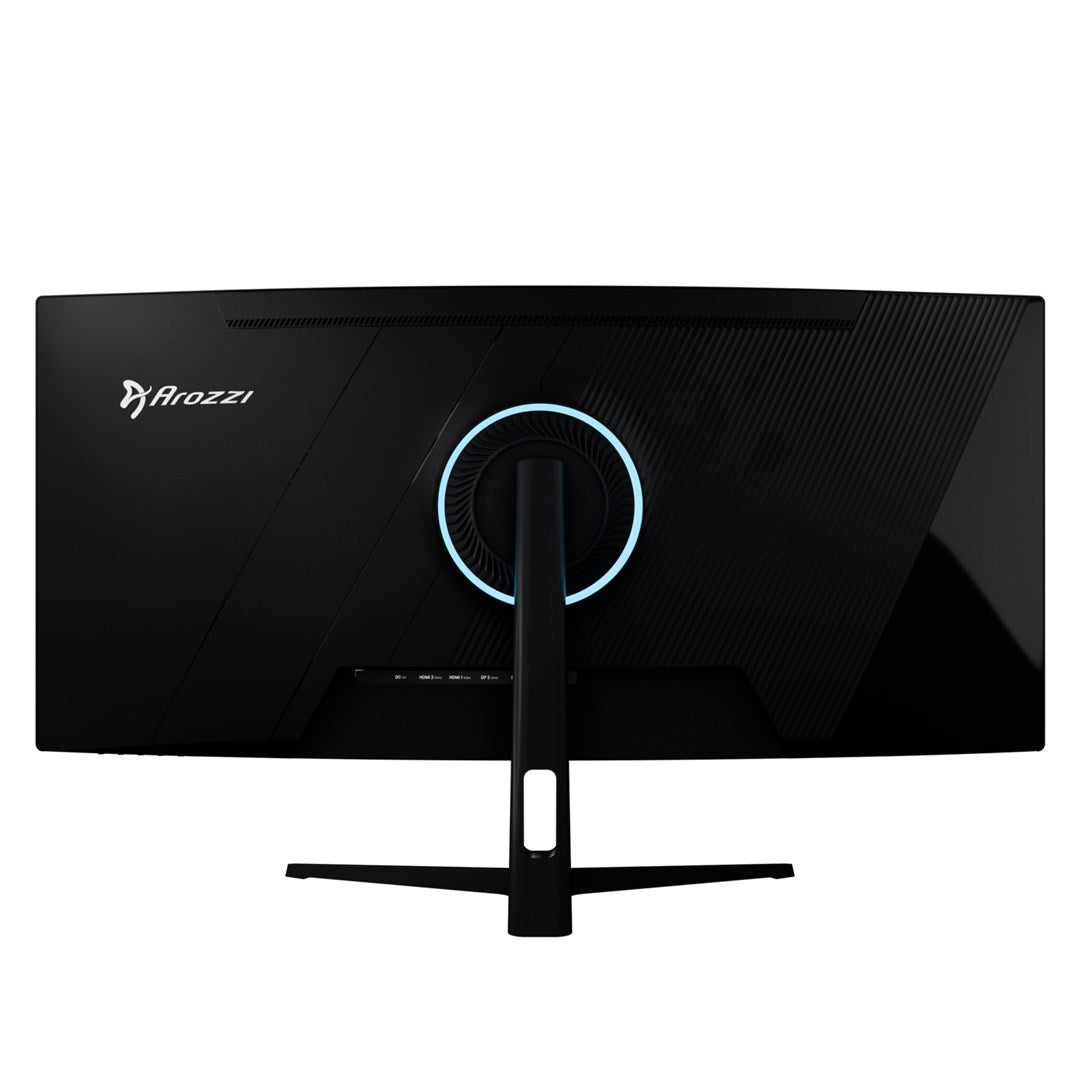 AROZZI Nova 34" Curved Computer Monitor 3440 x 1440 4K Ultra HD Black | Model 548621