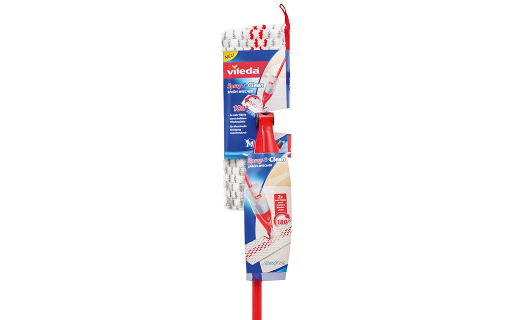 VILEDA Spray Mop with 360° Rotating Head - 0.6 L Tank - Model 173657