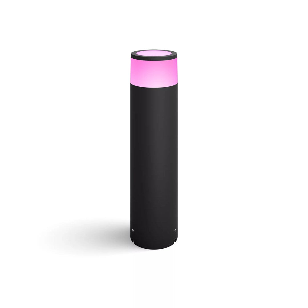 Philips Hue Smart Pedestal Black 600 lm IP65 Compatible with Alexa, Google Home, Apple HomeKit Model 1126172