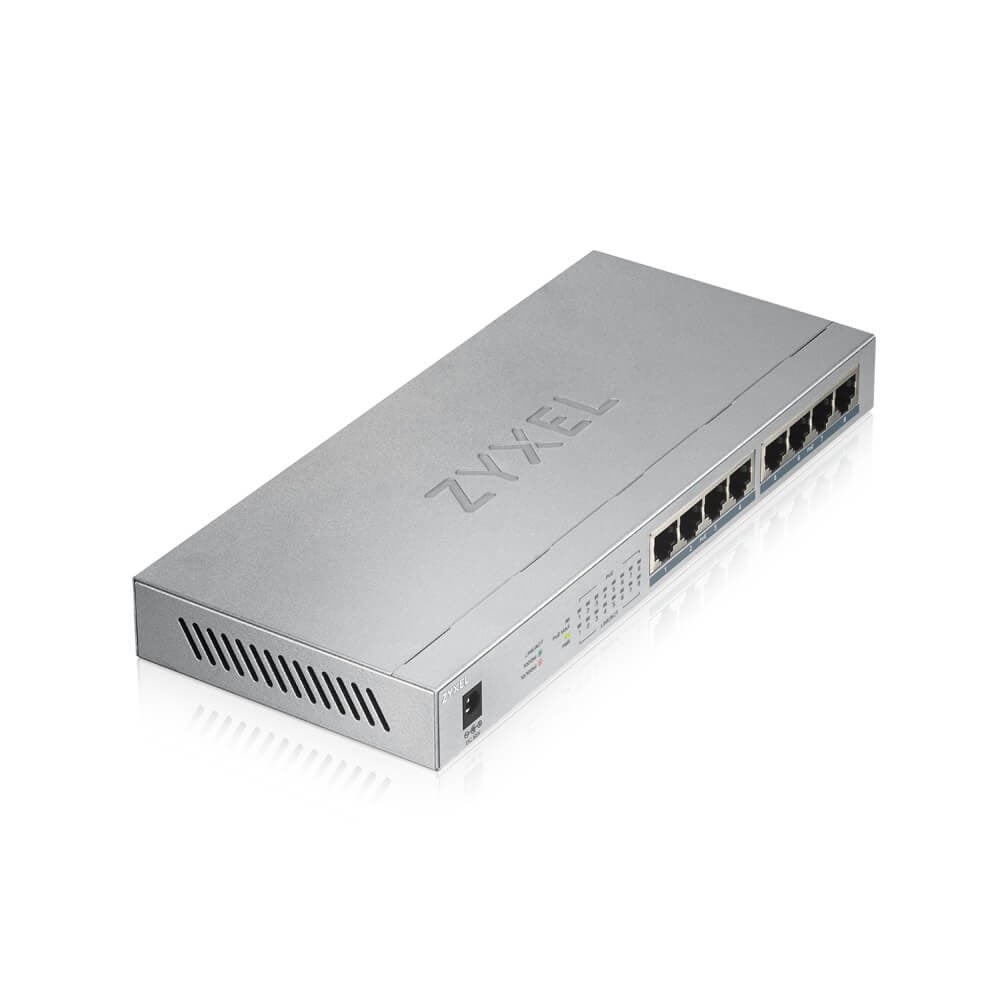 Zyxel GS1008HP Switch 8 x 10/100/1000 PoE+ Desktop GS1008HP-EU0101F