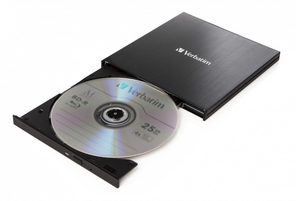 Verbatim Slimline External Blu-ray Writer USB 3.1 (43889) 6x/4x