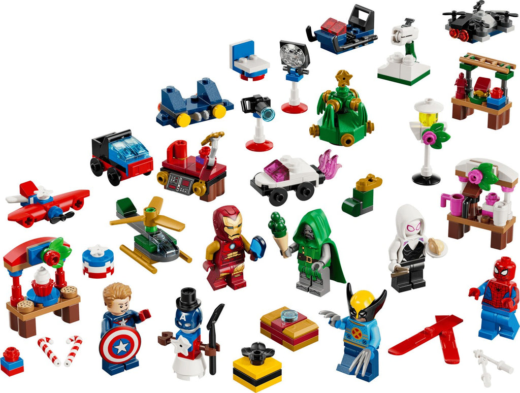 LEGO MARVEL Advent Calendar 2026 317 Pieces 6 Minifigures Model 76340