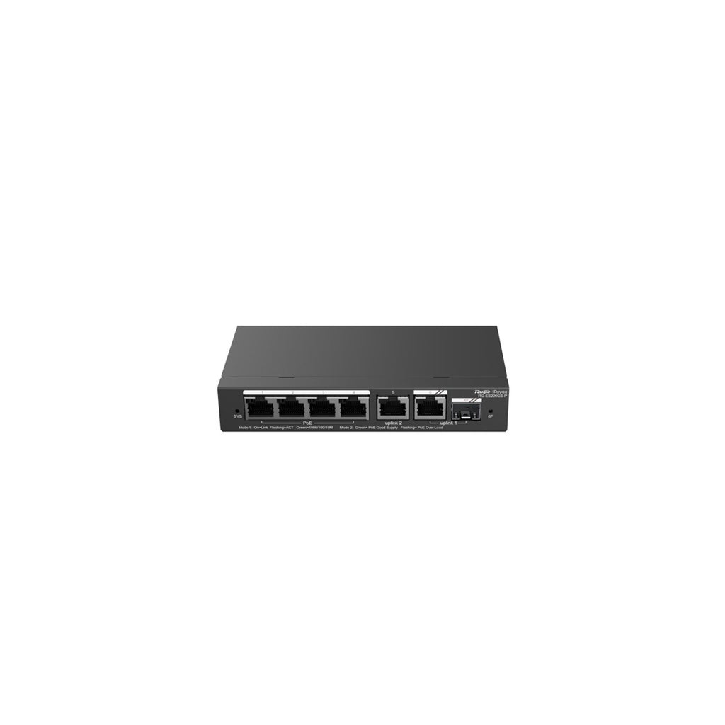 Ruijie Networks RG-ES206GS-P Network Switch Managed L2 Gigabit Ethernet PoE Black